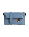 Marni Woman Cross-body Bag Slate Blue Size - Cow Leather, Brass, Steel