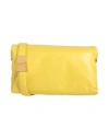 Marni Woman Cross-body Bag Yellow Size - Cow Leather, Brass In Yellow