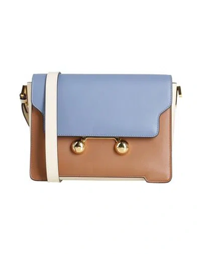 Marni Woman Cross-body Bag Light Brown Size - Leather In Multi