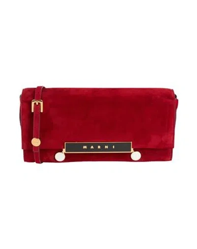 Marni Woman Cross-body Bag Red Size - Cow Leather