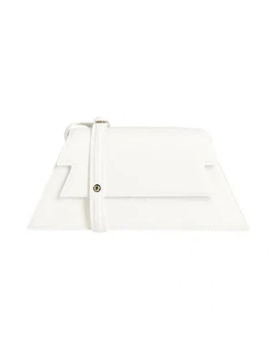 Marni Woman Cross-body Bag White Size - Calfskin, Brass