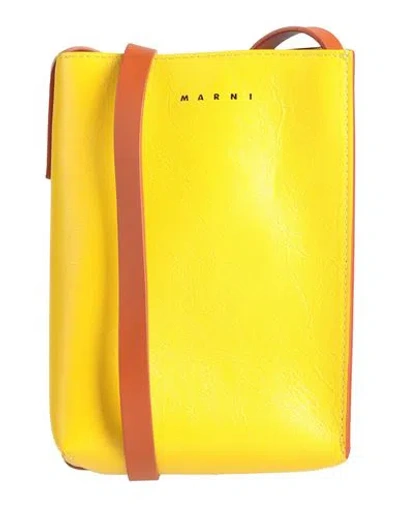 Marni Woman Cross-body Bag Yellow Size - Leather