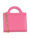 Marni Woman Crossbody Wallet Magenta Size - Cow Leather In Pink