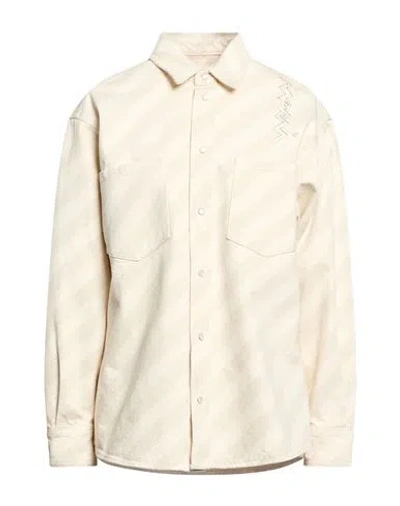 Marni Woman Denim Shirt Sand Size 2 Cotton