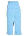 Marni Slit-detail Denim Skirt In Blue