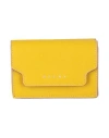 Marni Woman Document Holder Ocher Size - Cow Leather In Yellow