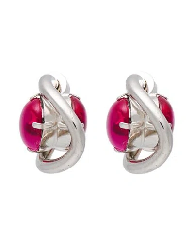 Marni Woman Earrings Fuchsia Size - Metal In Pink