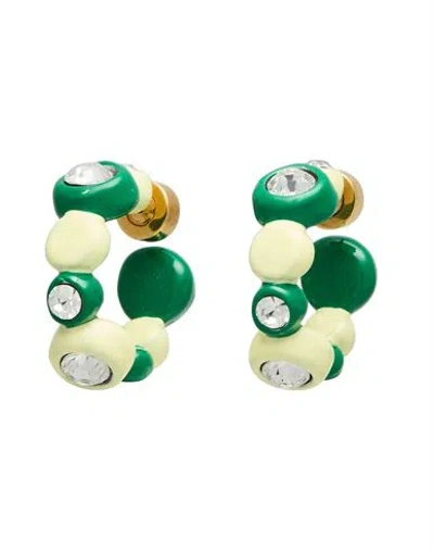Marni Woman Earrings Green Size - Metal