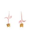 Marni Woman Earrings Pink Size - Metal In Pink