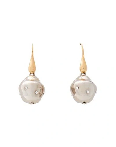 Marni Woman Earrings Silver Size - Brass In Gold