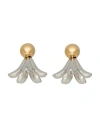 Marni Woman Earrings Silver Size - Metal In Gold