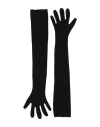 Marni Solidcolour Lightweight Knit Gloves In Black