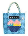 Marni Woman Handbag Azure Size - Textile Fibers In Blue