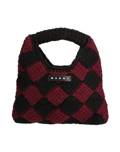 Marni Woman Handbag Black Size - Acrylic, Cow Leather