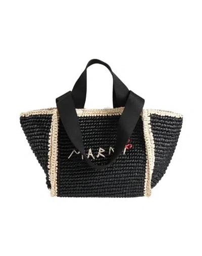 Marni Woman Handbag Black Size - Viscose, Polyester
