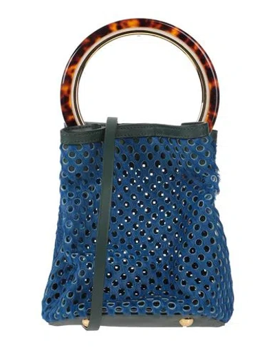 Marni Woman Handbag Blue Size - Cow Leather