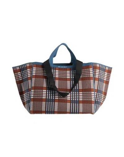Marni Woman Handbag Brown Size - Polyester, Polyamide, Elastane