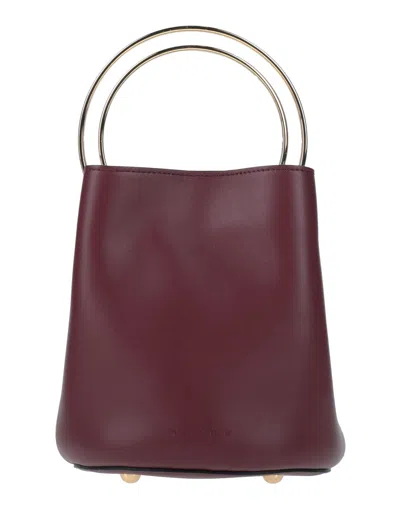 Marni Handbags In Maroon