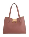 Marni Woman Handbag Burgundy Size - Cow Leather In Red