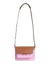 Marni Woman Handbag Brown Size - Bovine Leather, Brass, Steel In Beige