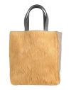 Marni Woman Handbag Camel Size - Leather In Sand