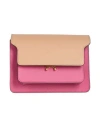 Marni Woman Handbag Fuchsia Size - Cow Leather, Brass In Pink