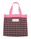 Marni Woman Handbag Fuchsia Size - Polyester, Brass, Copper, Metal, Polyurethane In Pink
