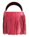 Marni Woman Handbag Garnet Size - Cow Leather, Pmma (polymethyl Methacrylate), Brass, Zinc, Aluminum In Red