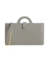 Marni Woman Handbag Grey Size - Cow Leather, Brass, Zinc, Aluminum, Copper In Gray