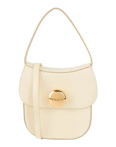 Marni Woman Handbag Ivory Size - Ovine Leather In White