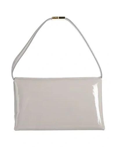 Marni Woman Handbag Light Grey Size - Polyester, Polyurethane, Ecobrass In Gray