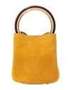 Marni Woman Handbag Marigold Size - Cowhide In Gold