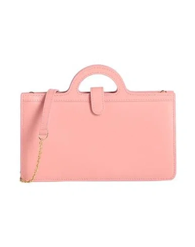 Marni Woman Handbag Pink Size - Cow Leather, Brass, Zinc, Aluminum, Copper