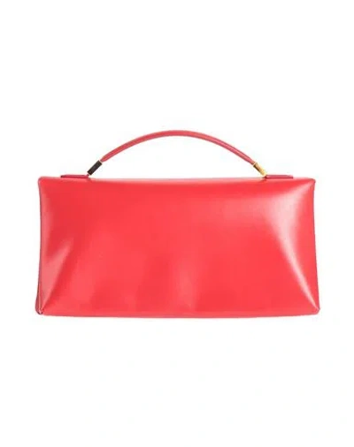 Marni Woman Handbag Red Size - Cow Leather, Brass