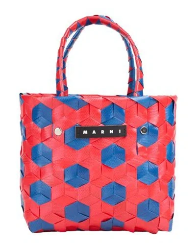 Marni Woman Handbag Red Size - Polypropylene, Leather