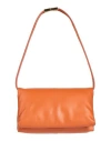 Marni Woman Handbag Rust Size - Cow Leather, Brass In Red