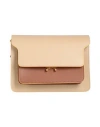 Marni Woman Handbag Sand Size - Cow Leather, Brass