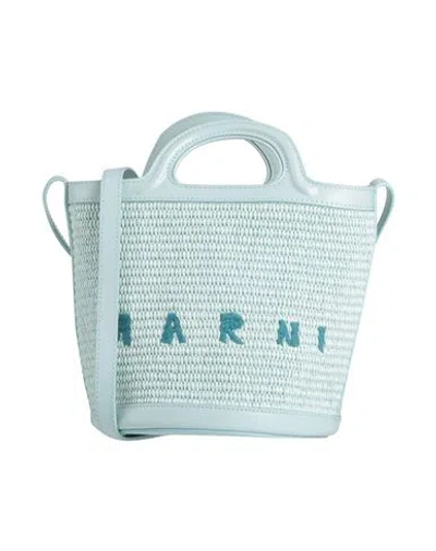Marni Blue Small Tropicalia Bucket Bag In Blue