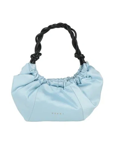 Marni Woman Handbag Sky Blue Size - Econyl