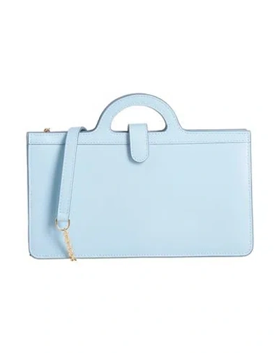 Marni Small Solidcolor Leather Handbag In Blue