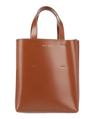 Marni Woman Handbag Tan Size - Leather In Brown