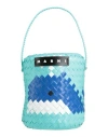 Marni Woman Handbag Turquoise Size - Plastic In Blue