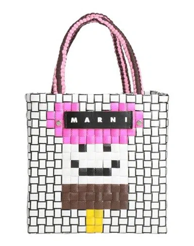 Marni Woman Handbag White Size - Textile Fibers