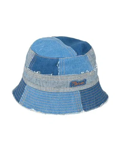 Marni Woman Hat Blue Size M Cotton