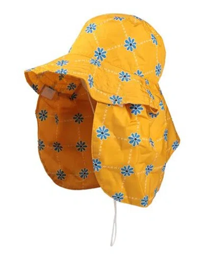 Marni Woman Hat Ocher Size L Polyamide In Yellow