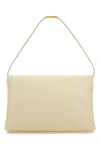 Marni Women Ivory Leather Prisma Shoulder Bag In White