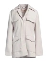Marni Woman Jacket Beige Size 6 Polyester, Virgin Wool In Beige