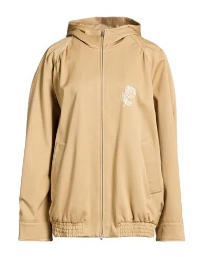 Marni Woman Jacket Sand Size 2 Cotton In Brown