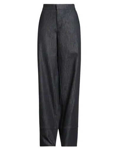 Marni Woman Jeans Blue Size 10 Cotton, Cashmere