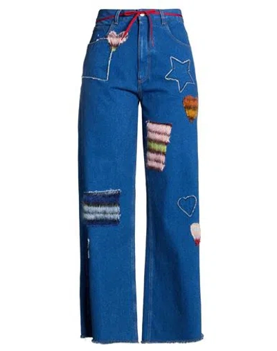 Marni Woman Jeans Blue Size 34 Cotton